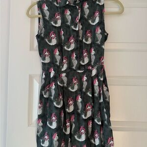 Mermaid Print Sleeveless Dress from Sweden